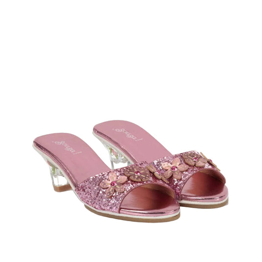 Souza - High-Heel Mariona Slipper (Pink) - Size 8-9 - Dress up