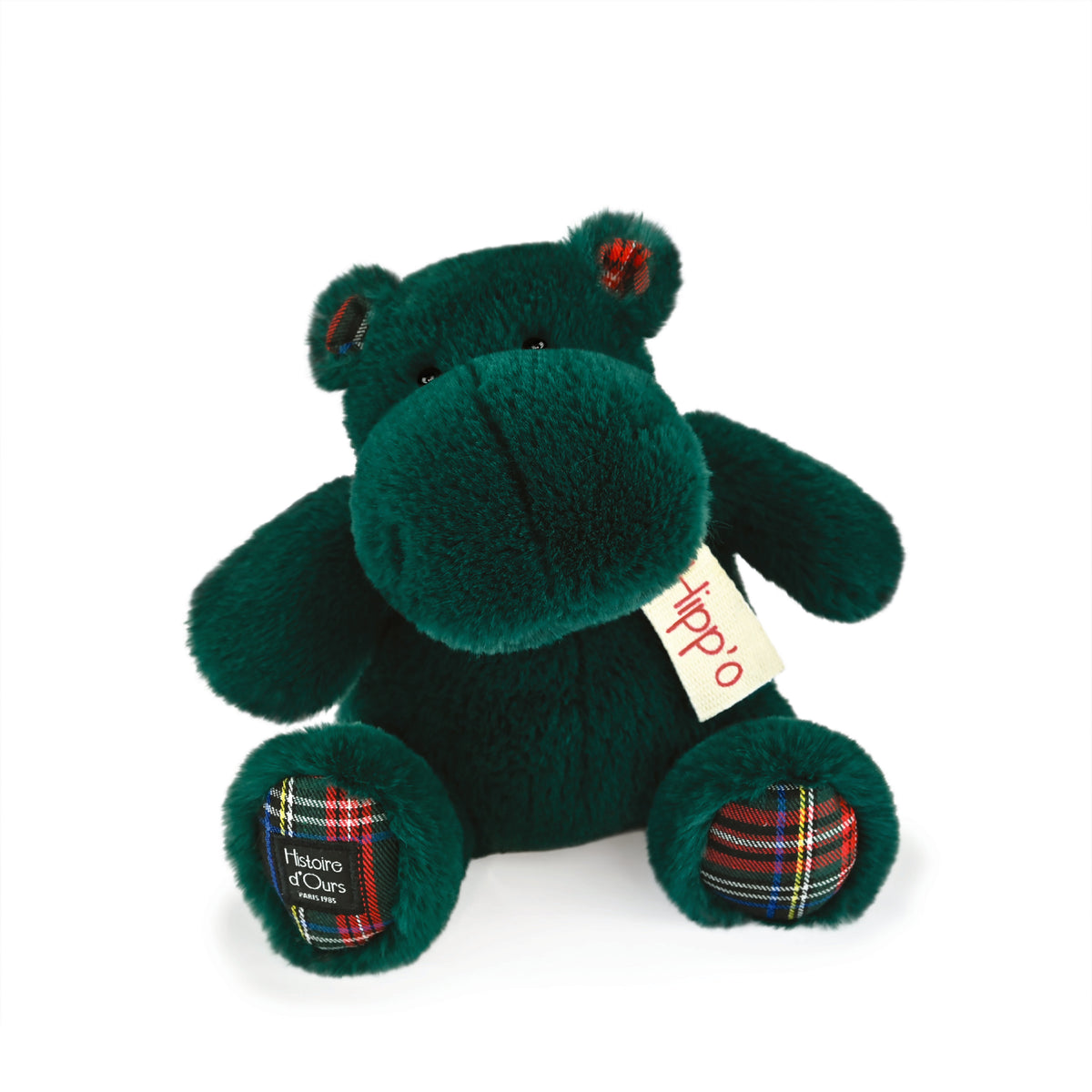 DouDou - Hippo Plush - Pine Green - Plush