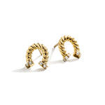 Minibar by BaubleBar - Horseshoe 18k Gold Kids' Earrings - Trend Accessories