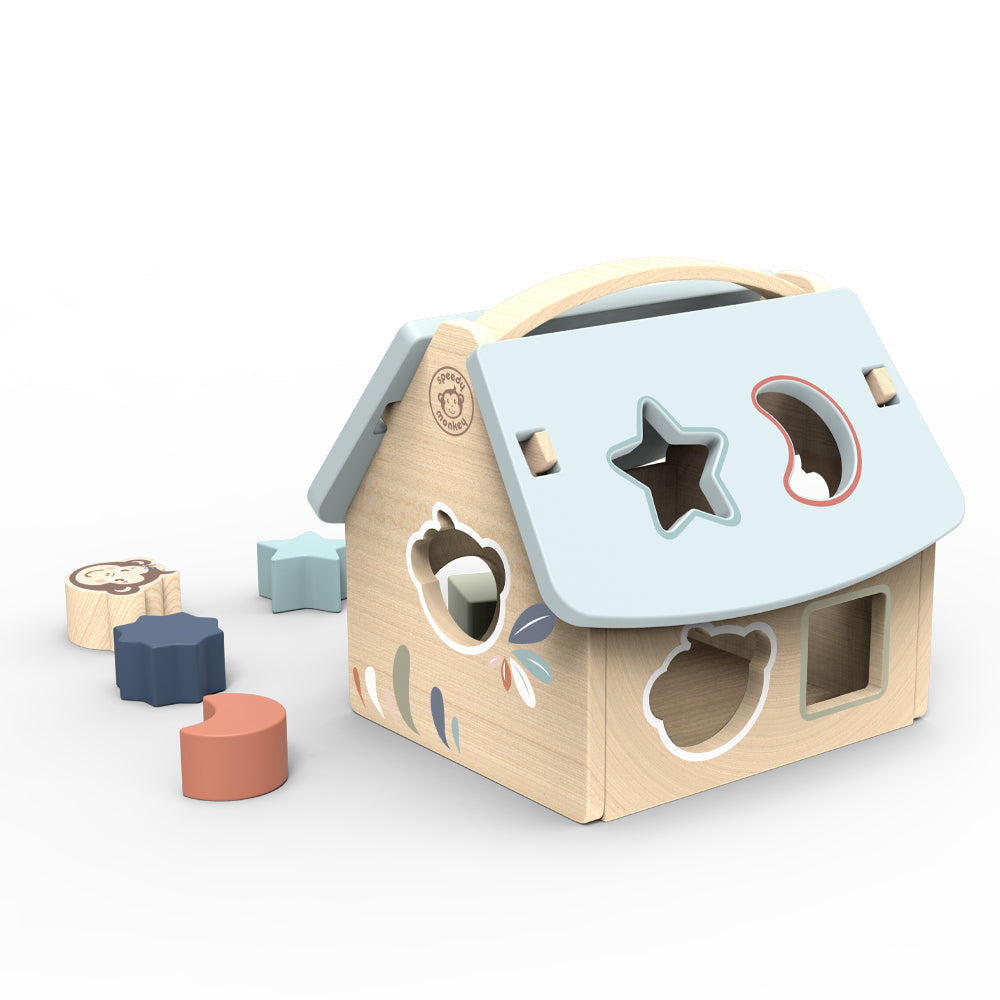 Speedy Monkey - House Shape Sorter - Infants