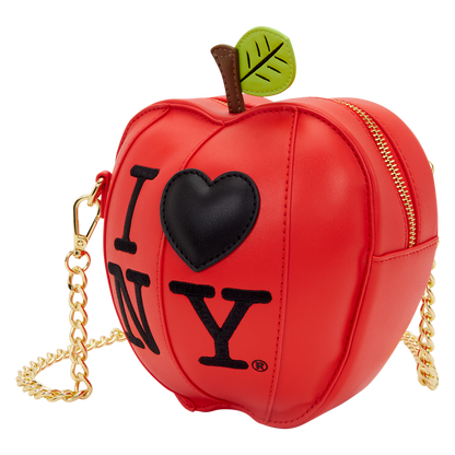 Loungefly - I Heart NY Apple Crossbody Purse - World of Funko