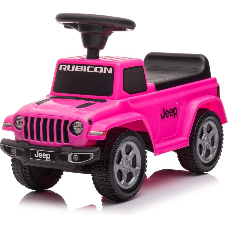 Freddo - Jeep Rubicon Foot to Floor Ride On - Pink - Outdoor