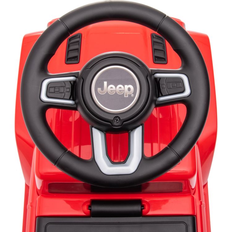Freddo - Jeep Rubicon Foot to Floor Ride On - Red - Outdoor