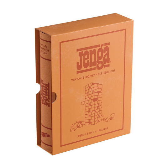 WS Game Company - Jenga Vintage Bookshelf Edition - Games