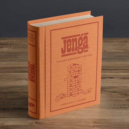 WS Game Company - Jenga Vintage Bookshelf Edition - Games