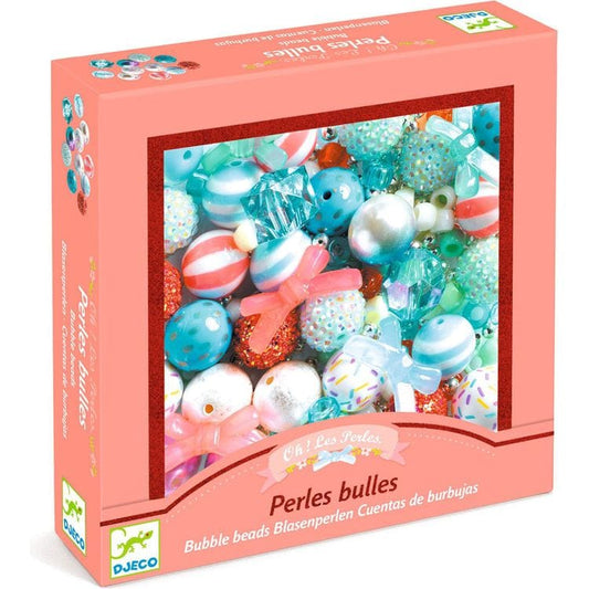 Djeco - Jewelry Making Bubble Beads - Silver - Creativity