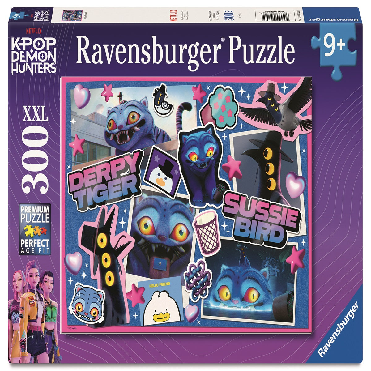 Ravensburger - K-Pop Demon Hunters Derpy and Sussie - 300 Piece XXL Jigsaw Puzzle - Puzzles