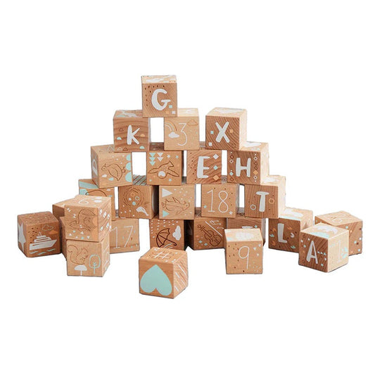Wonder & Wise - Keepsake Etched Baby Blocks - Infants