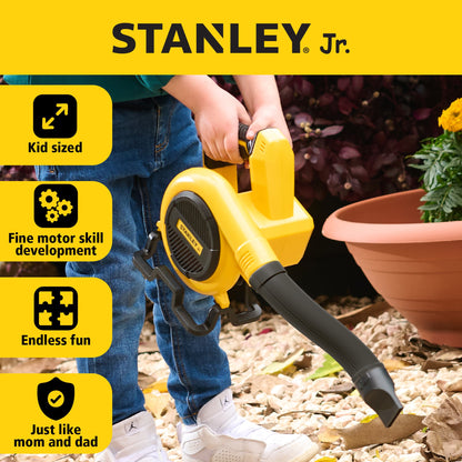 Stanley Jr. - Kids Leaf Blower - Battery Operated Toy Leaf Blower for Kids - Preschool