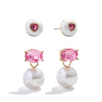 Minibar by BaubleBar - Kids Pearl Earring Set - Trend Accessories