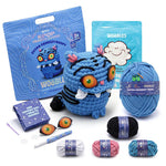 The Woobles - Kpop Demon Hunters Derpy Tiger Extra Squeezy Learn to Crochet Kit - Creativity