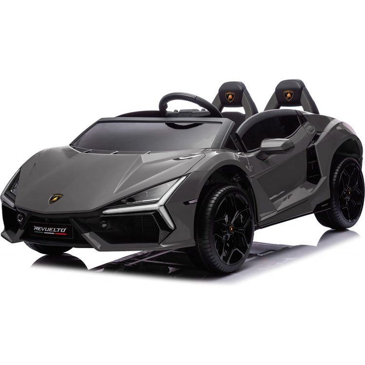Freddo - Lamborghini Revuelto 24V 2 -Seater Ride on Car- Black - Outdoor