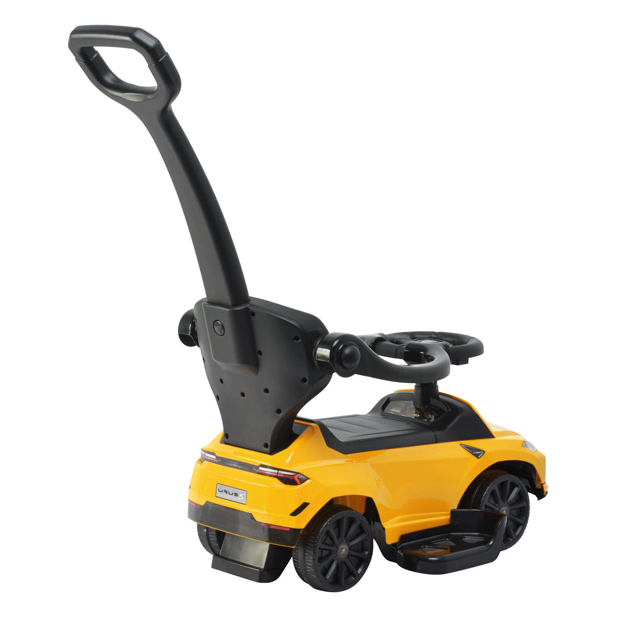 Best Ride on Cars - Lamborghini Urus 3 In 1 Push Car - Yellow - Outdoor