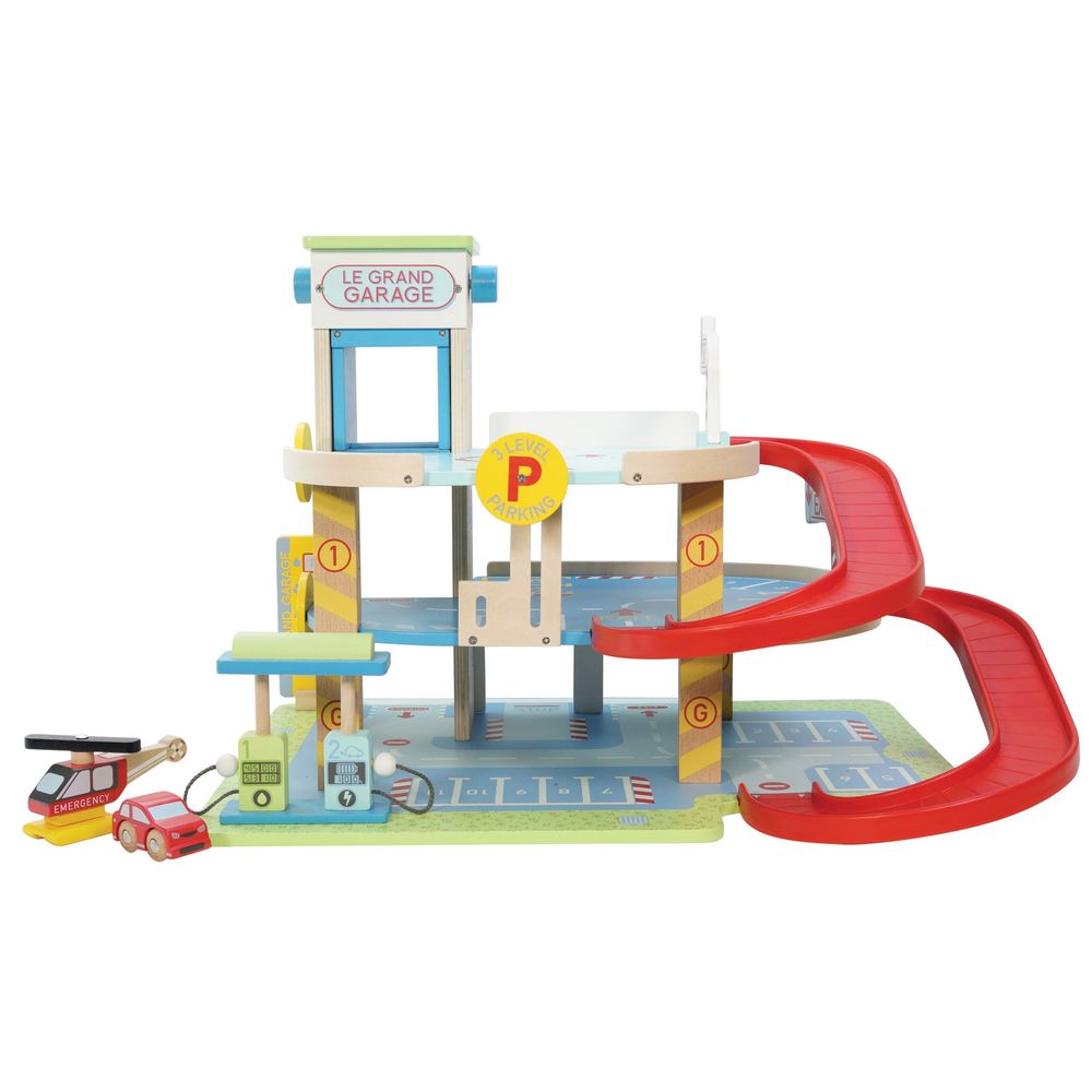 Le Toy Van - Le Grand Wooden Garage - Preschool
