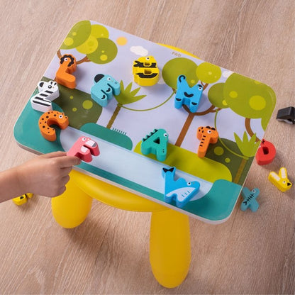 FAO Schwarz - Learning Letters Animal Alphabet Board - Preschool