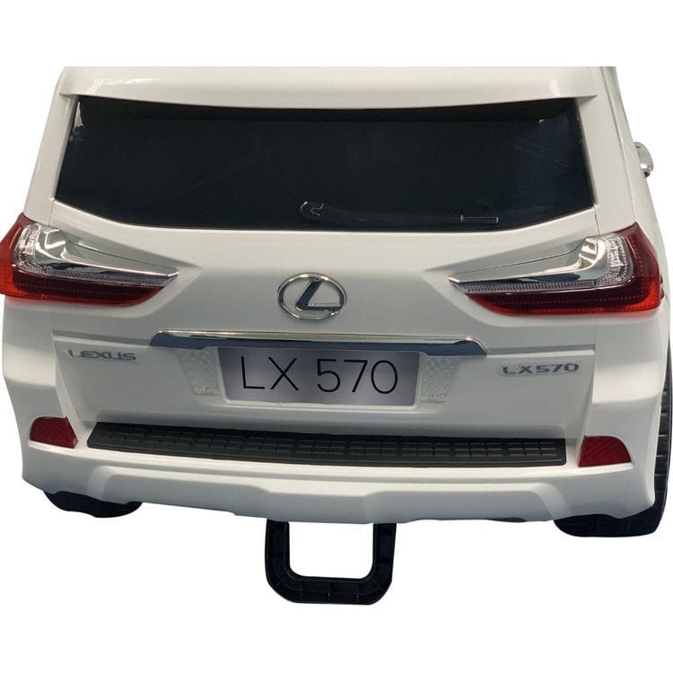 Best Ride on Cars - Lexus LX-570 Ride-On Car - White - Outdoor