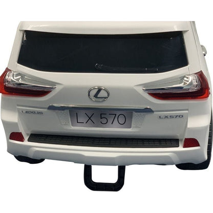 Best Ride on Cars - Lexus LX-570 Ride-On Car - White - Outdoor