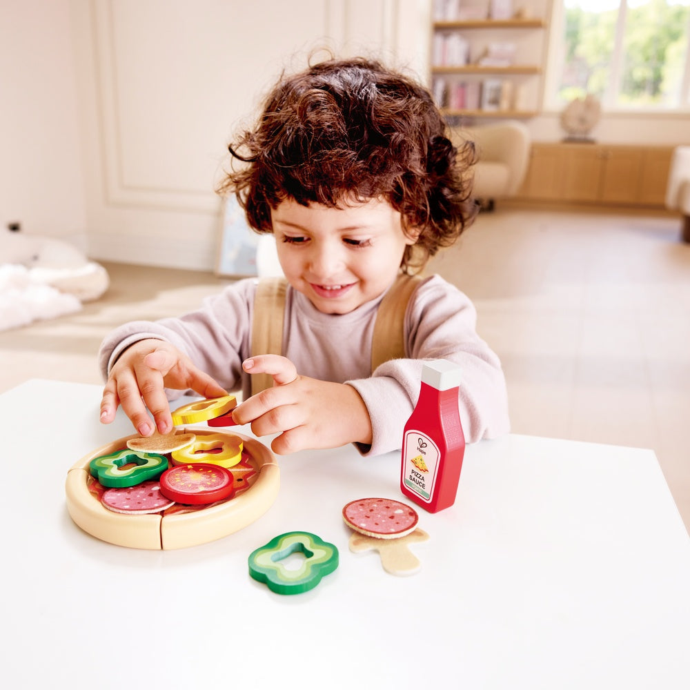 Hape - Light & Sizzle Pizza Oven Set - Preschool