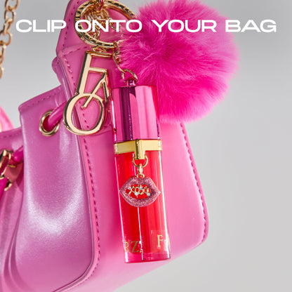 FAO Schwarz - Lip Gloss Keychain – Cherry Pop - Fashion Activity and Roleplay