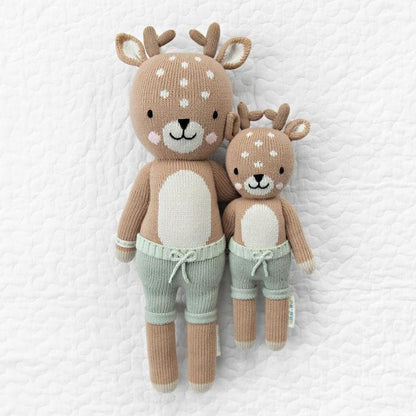 Cuddle And Kind - Little 13" Elliott the Fawn Hand-Knit Doll - Plush