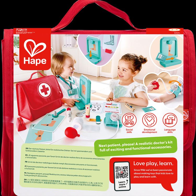 Hape - Little Doctor's Medical Set - Preschool