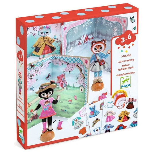 Djeco - Little Wardrobe Collage Craft Kit - Creativity