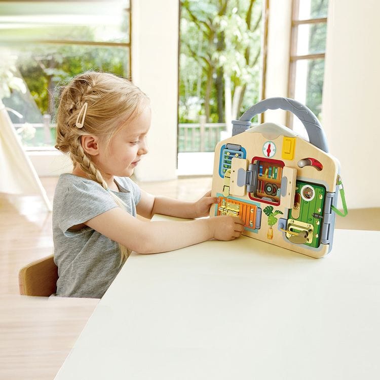 Hape - Lock & Learn Playboard - Preschool