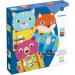 Djeco - Locktou Locking and Unlocking Wooden Skill Boards - Preschool