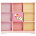 Teamson Kids - Magic Garden Adjustable Cube Bookshelf - Room Decor