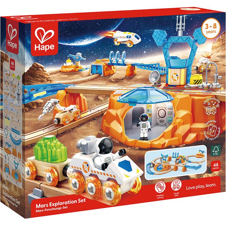 Hape - Mars Exploration Rail Set - Preschool