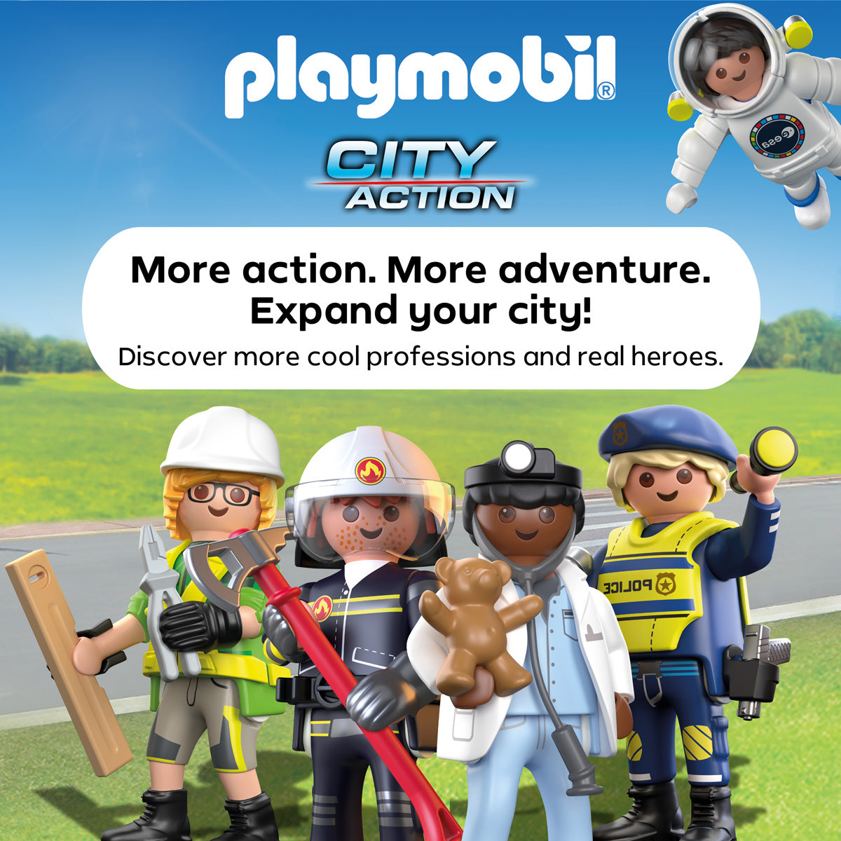 Playmobil - Mars Research Rocket Playset - Preschool