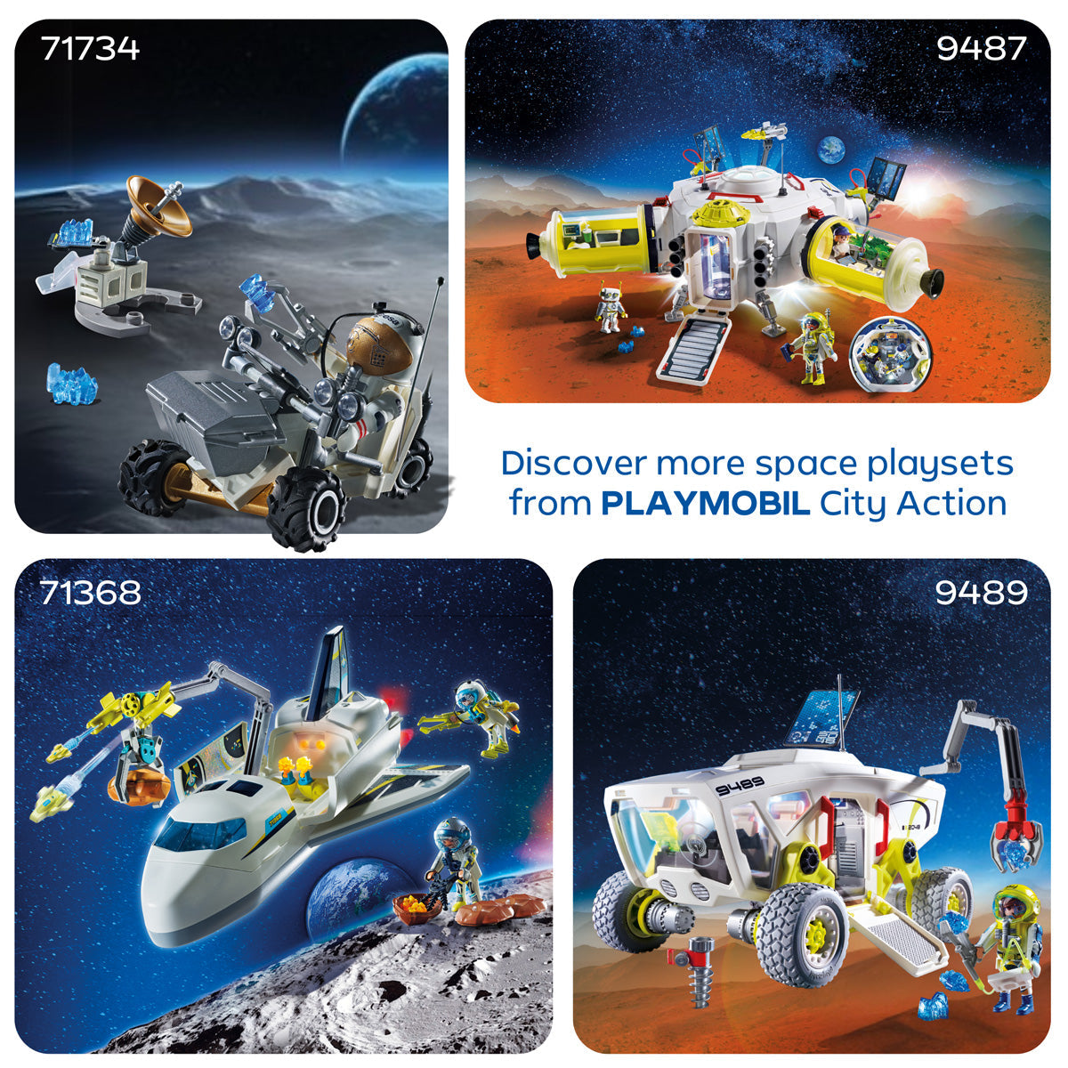 Playmobil - Mars Research Rocket Playset - Preschool