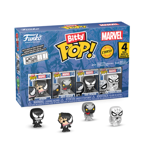 Funko - Marvel Bitty Pop! Spider-Man 4-Pack Series 3 - World of Funko