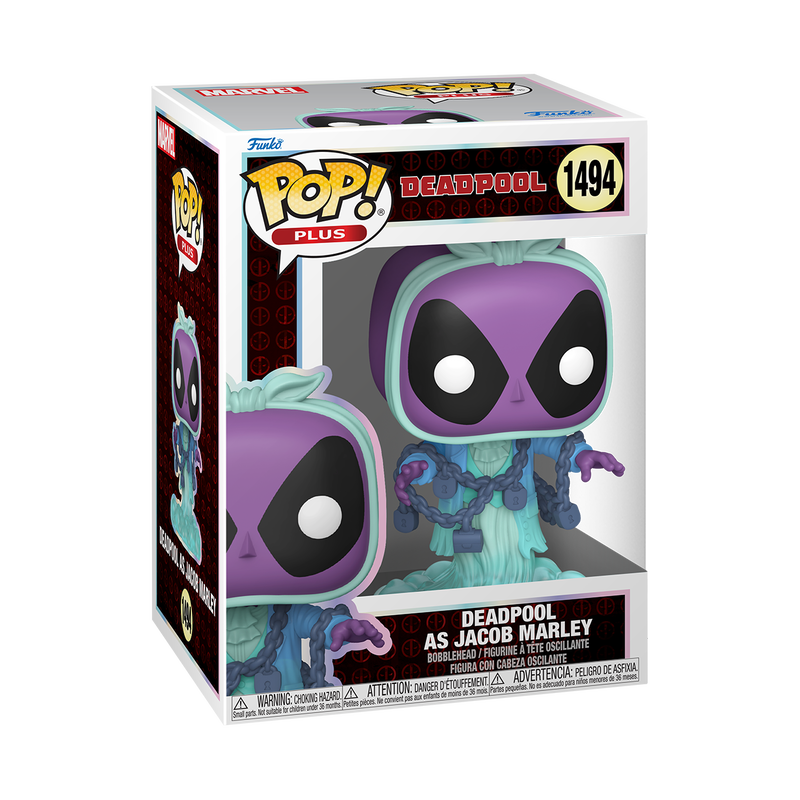 Funko - Marvel Pop! Plus Deadpool as Jacob Marley - World of Funko