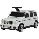Best Ride on Cars - Mercedes G Class Suitcase - White - Outdoor