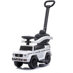 Best Ride on Cars - Mercedes G-Wagon 3 In 1 Push Car - White - Outdoor
