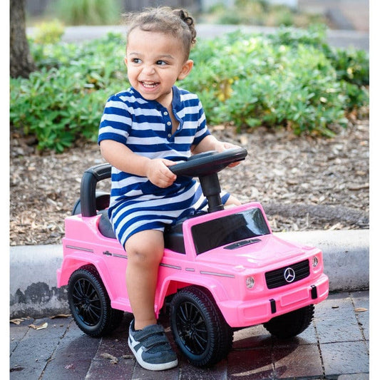 Best Ride on Cars - Mercedes G-Wagon Push Car - Pink - Outdoor