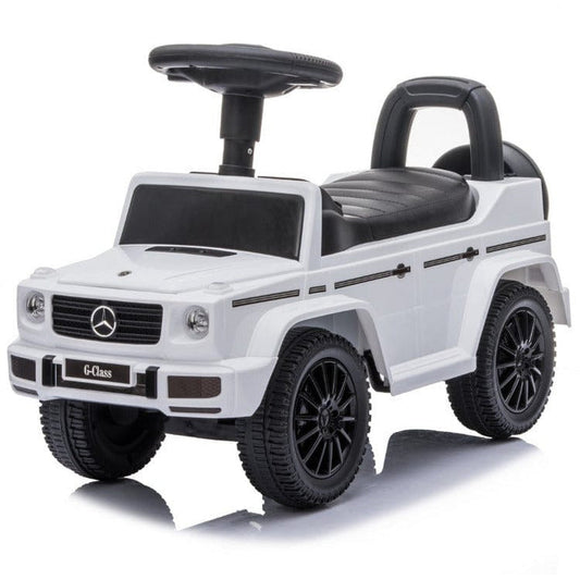 Best Ride on Cars - Mercedes G-Wagon Push Car - White - Outdoor