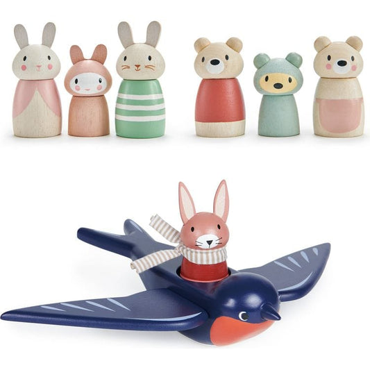 Tender Leaf Toys - Merrywood Friends Collection of Wood Toys - Preschool