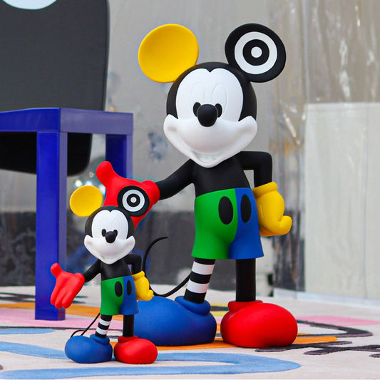 Leblon Delienne - Mickey Mouse 12" Kolor Jean-Charles de Castelbajac Figurine - Collectibles