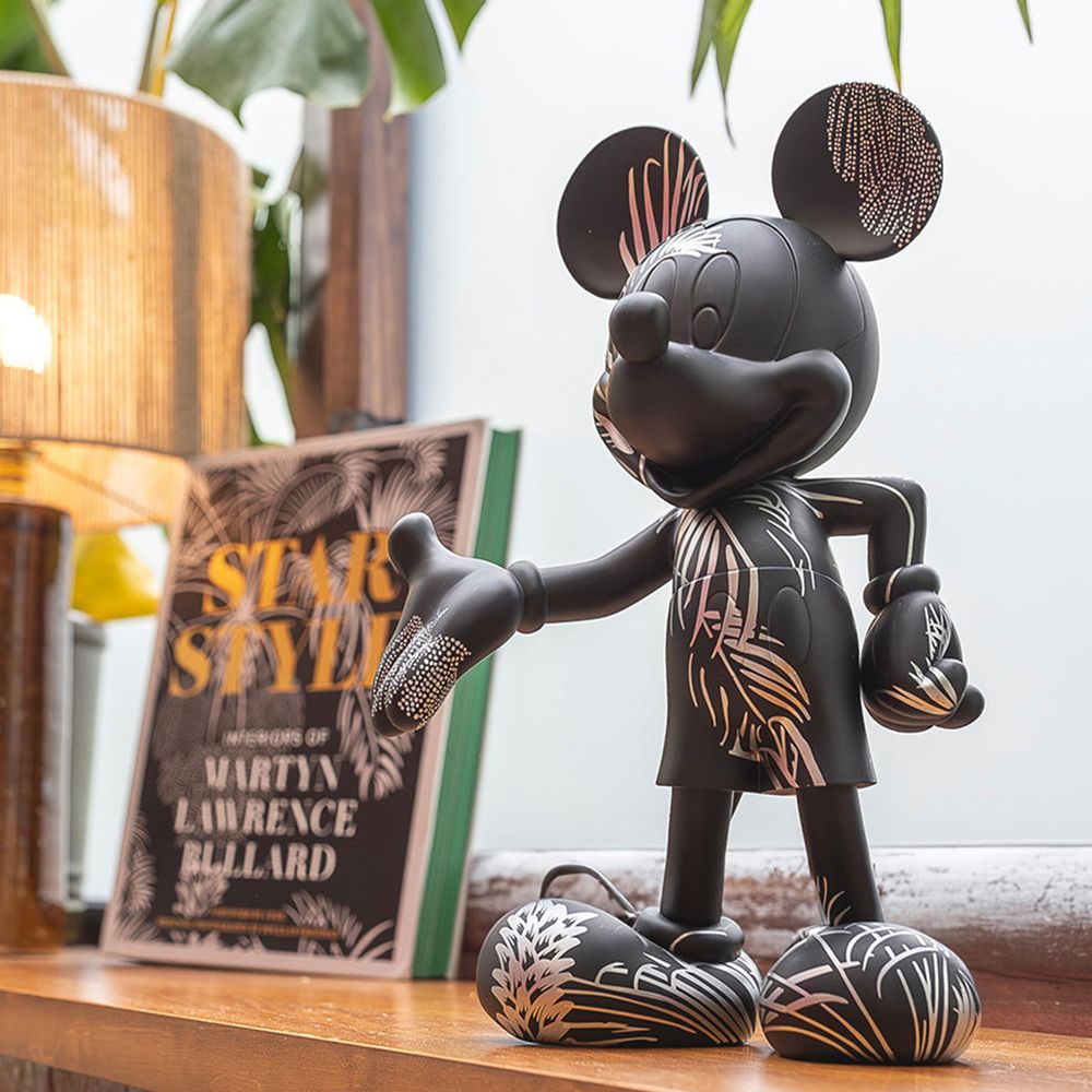 Leblon Delienne - Mickey Mouse 12" Star Style Martyn Lawrence Bullard Figurine - Black & Silver - Collectibles