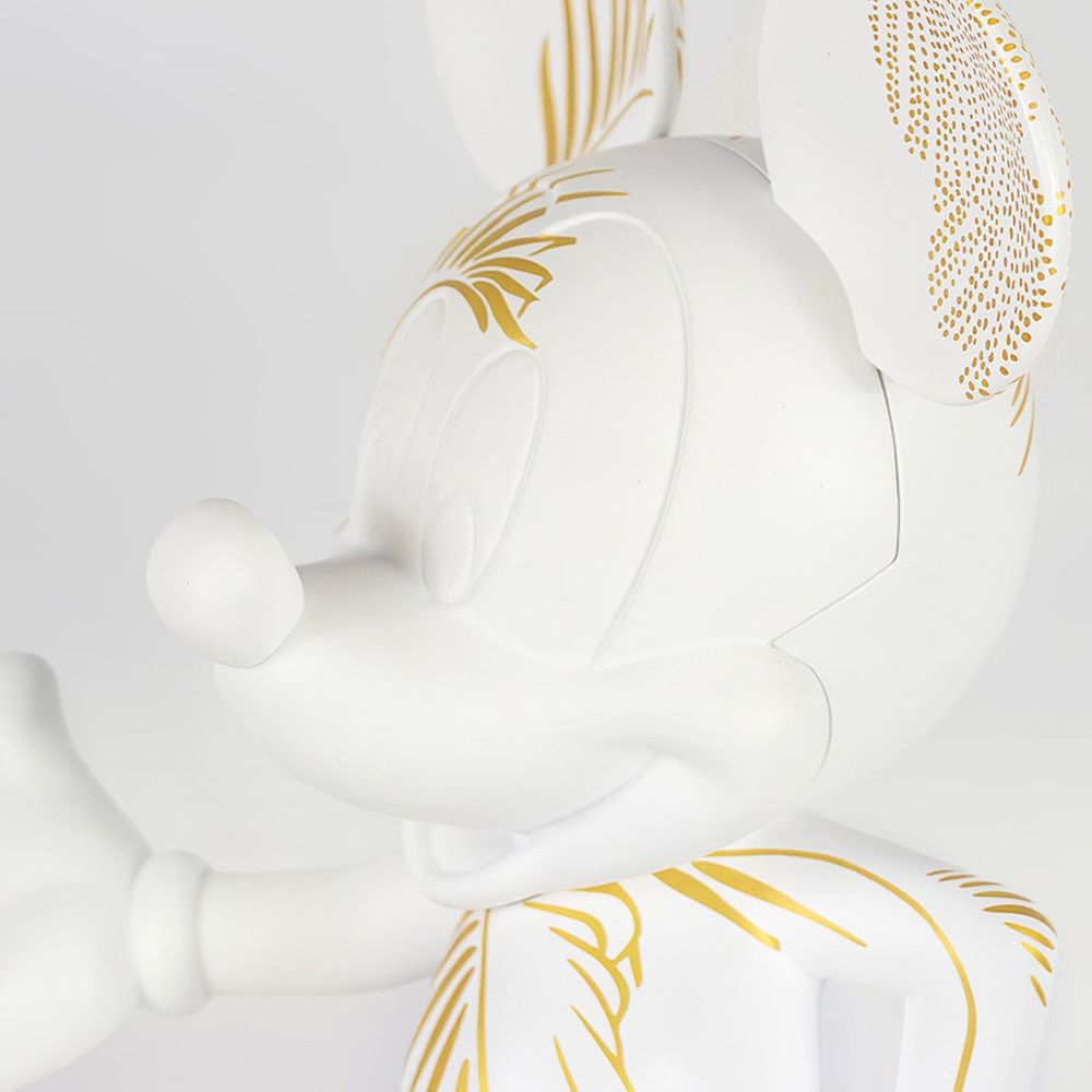 Leblon Delienne - Mickey Mouse 12" Star Style Martyn Lawrence Bullard Figurine - White & Gold - Collectibles