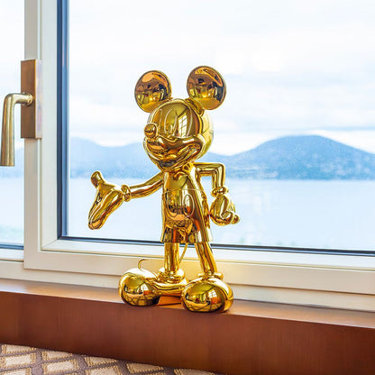 Leblon Delienne - Mickey Mouse 12" Welcome Studio Figurine - Gold - Collectibles