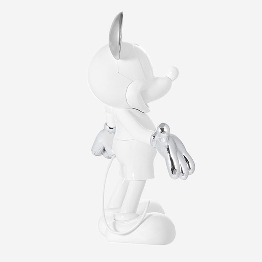 Leblon Delienne - Mickey Mouse 12" Welcome Studio Figurine - White & Silver - Collectibles