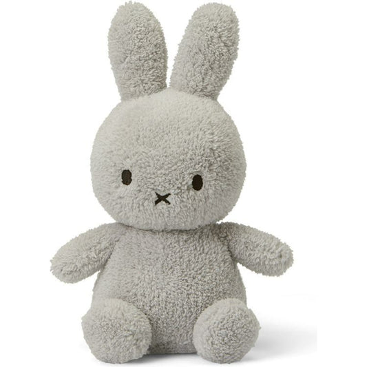 Bon Ton Toys - Miffy Sitting Terry Light Grey 9" - Plush