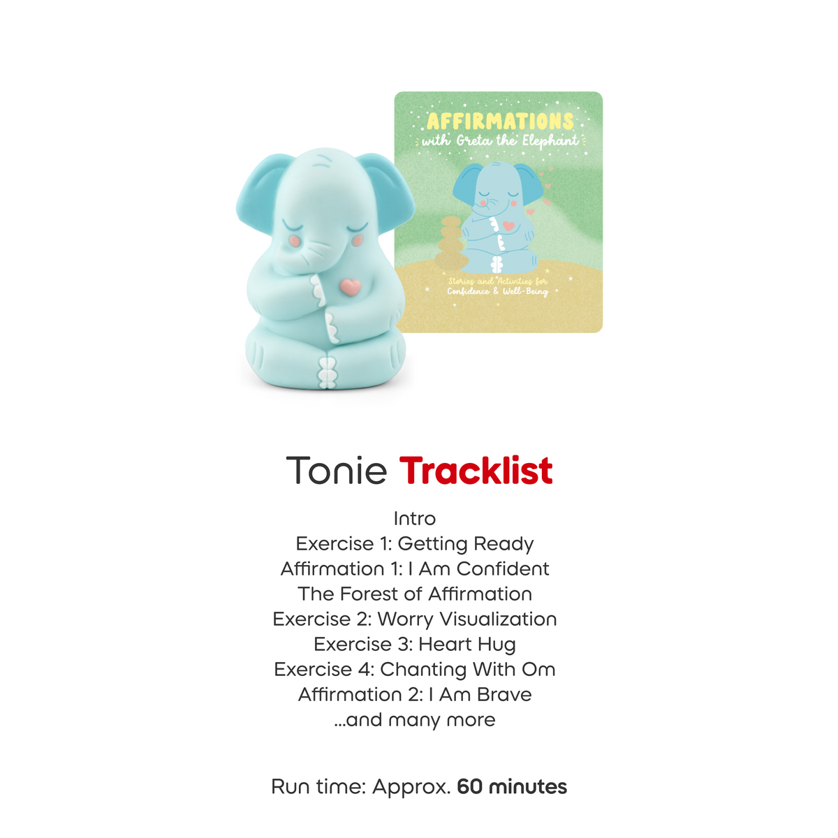 Tonies - Mindfulness: Affirmations with Greta the Elephant Tonie - Electronics