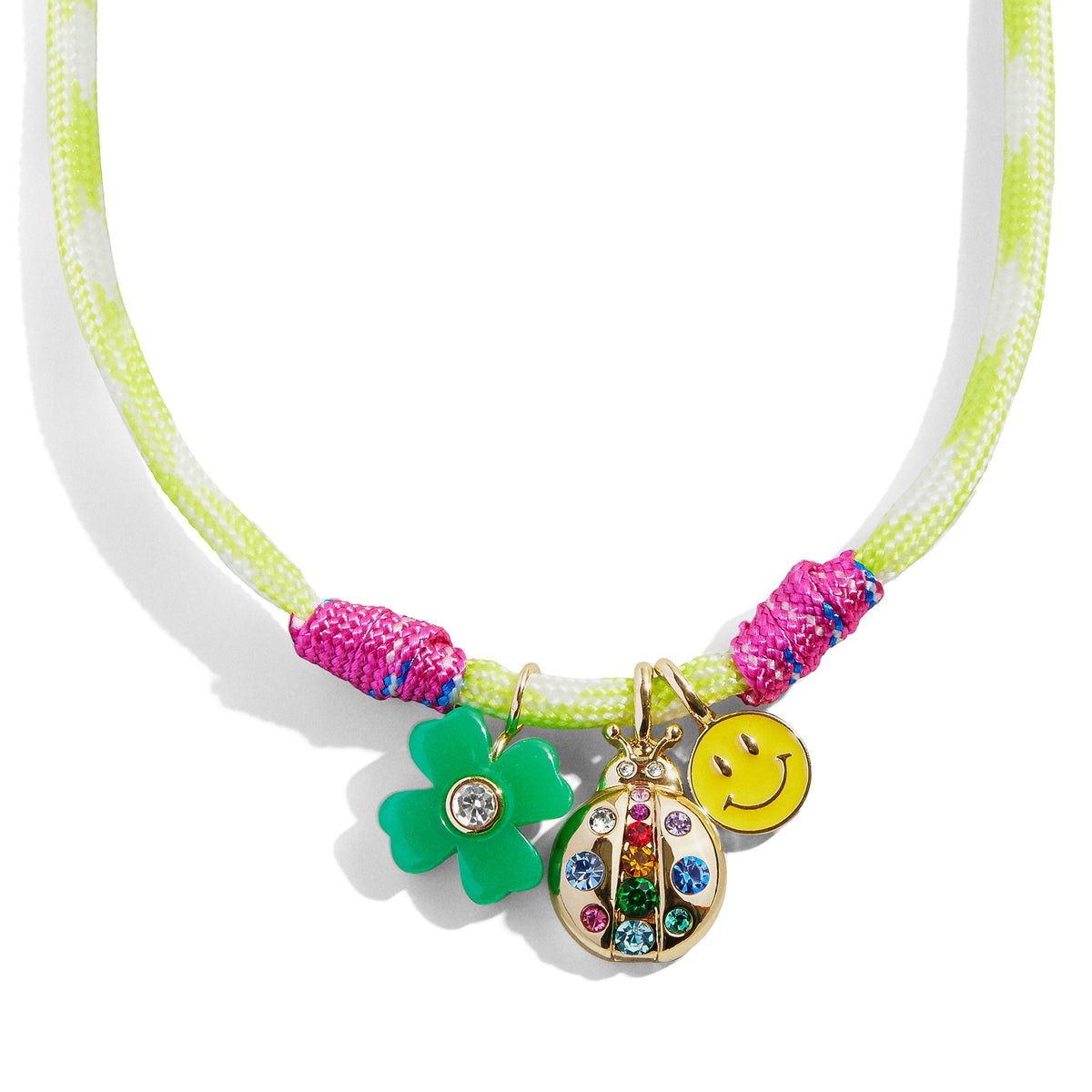 Minibar by BaubleBar - Minibar Paracord Necklace - Yellow - Trend Accessories