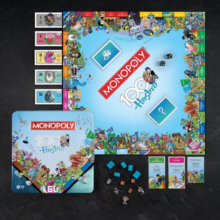 WS Game Company - Monopoly Hasbro 100th Anniversary Edition - Games