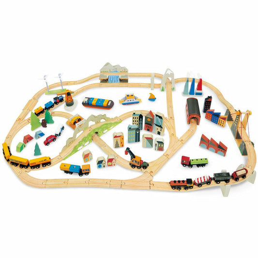 Tender Leaf Toys - Mountain View Train Set - Preschool
