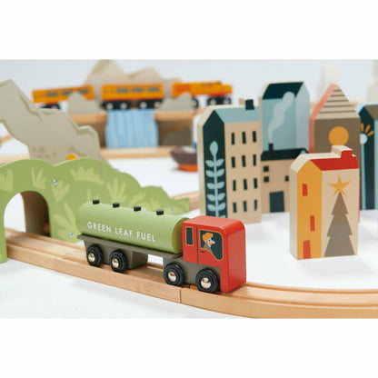 Tender Leaf Toys - Mountain View Train Set - Preschool